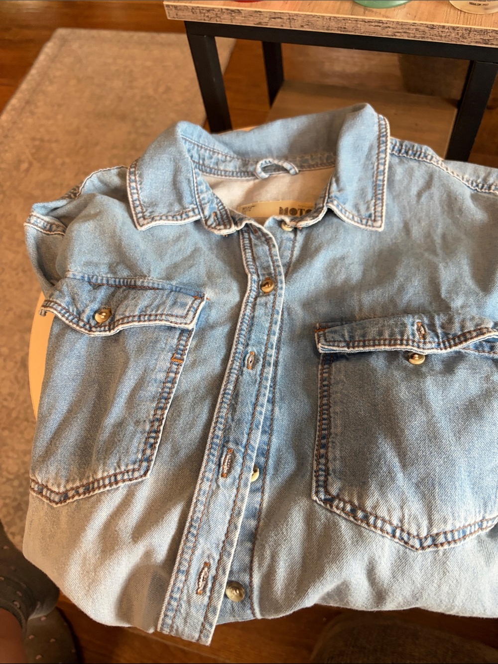 Topshop Light Blue Denim Jean Jacket